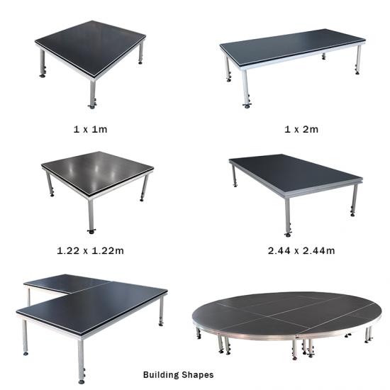 Height Adjustable Portable Stage Platform
